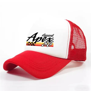 Apex 86 Red Trucker Cap - ApexAthleticApparel