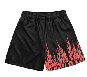 86 Track Shorts - Blazing Red - ApexAthleticApparel