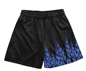 86 Track Shorts - Burning Blue - ApexAthleticApparel