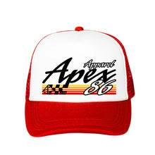 Load image into Gallery viewer, Apex 86 Red Trucker Cap - ApexAthleticApparel