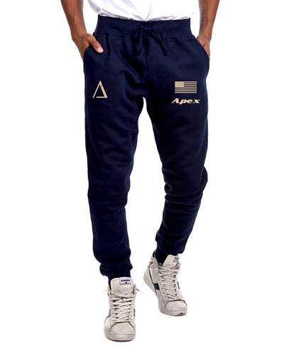 Navy Olympic Joggers - ApexAthleticApparel