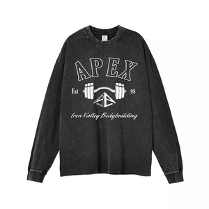 Iron Valley Charcoal Longsleeve - ApexAthleticApparel