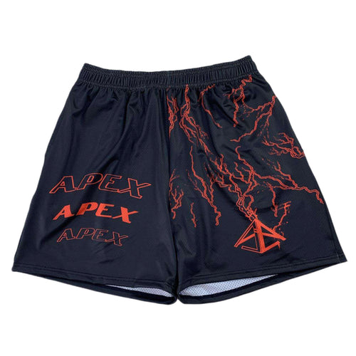 Apex Red Lightning Shorts - ApexAthleticApparel