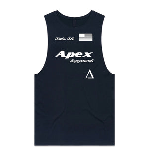 Olympic Navy Cutoff - ApexAthleticApparel